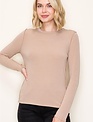 Staccato Exposed Seam Crew Top By: Staccato