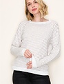 Staccato Stripe Crew Pull Over Sweater By: Staccato