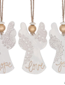 Pottery Lace Angel Ornament Pottery Lace Angel Ornament