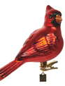 6'' Glass Cardinal Clip-On Ornament 6'' Glass Cardinal Clip-On Ornament