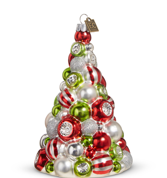 Glass Reflector Tree Ornament