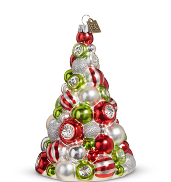 Glass Reflector Tree Ornament