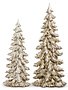 Set of 2 Burnished Elegant Winter Trees