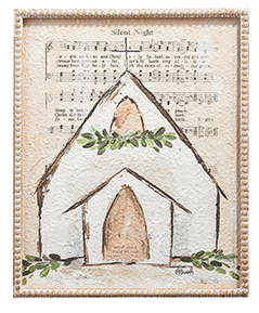 Sheet Music Church Framed Print (2-Styles)