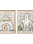 Sheet Music Church Framed Print (2-Styles)