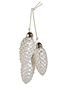 White Cluster Pinecone Ornament
