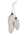 White Cluster Pinecone Ornament White Cluster Pinecone Ornament