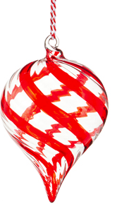 3" Peppermint Swirl Candy Ornament (3-Styles)