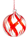3" Peppermint Swirl Candy Ornament (3-Styles) 3" Peppermint Swirl Candy Ornament (3-Styles)