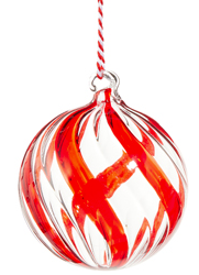 3" Peppermint Swirl Candy Ornament (3-Styles)