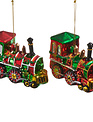 4.5" Glass Train Ornament (2-Styles)