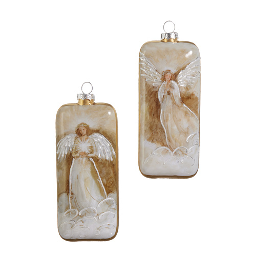 Golden Angel Rectangle Ornament (2-Styles)