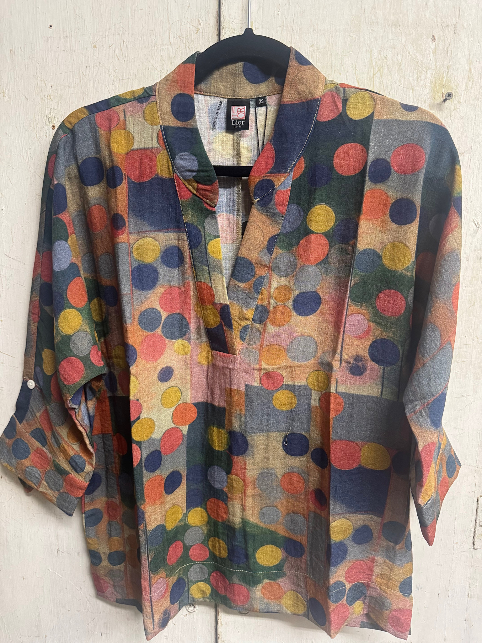 Multi Dot Print Blouse By: Lior Paris