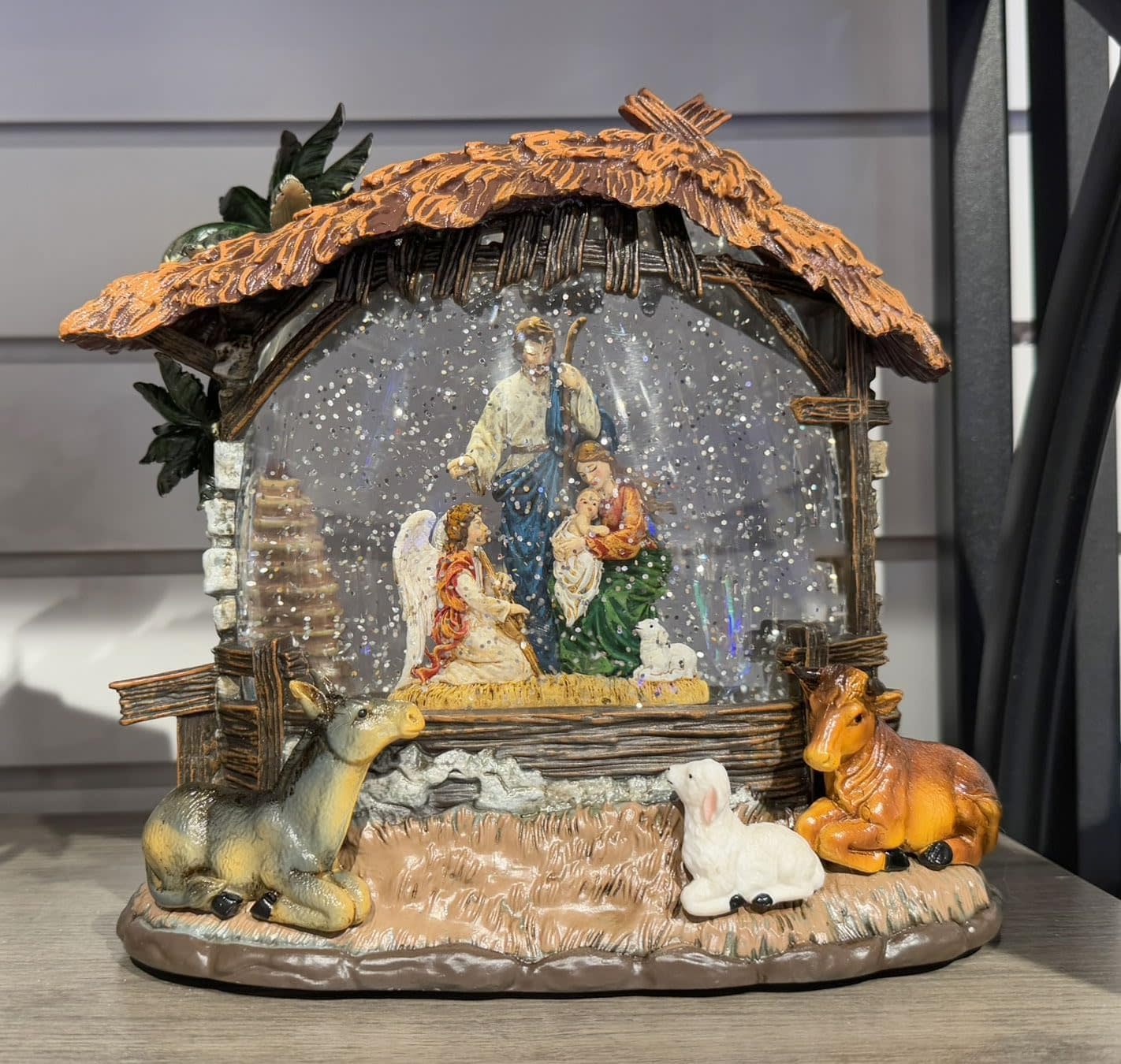 LED Nativity Scene Snowglobe
