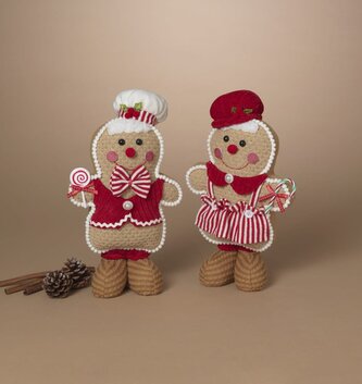 Peppermint Gingerbread Couple