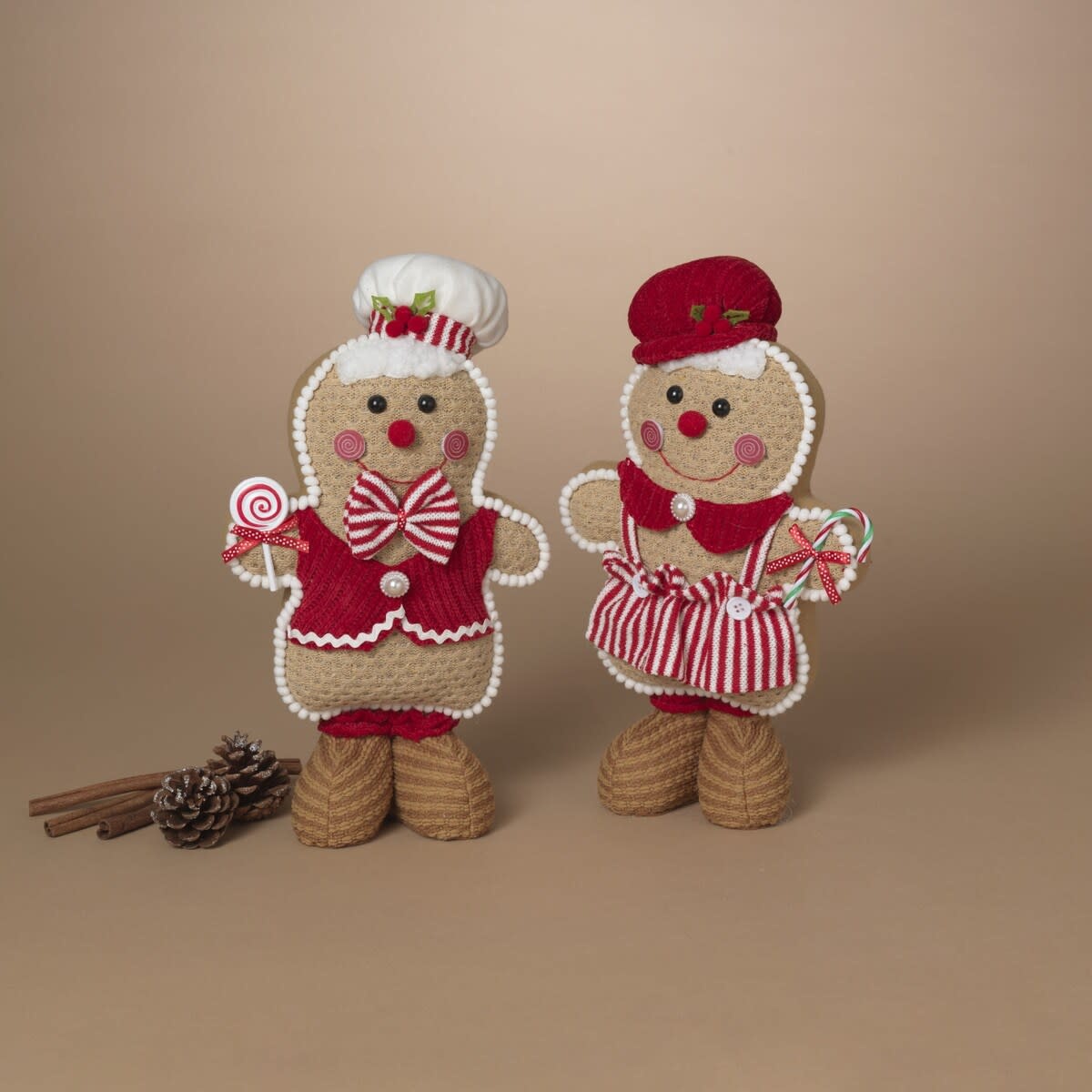 Peppermint Gingerbread Couple