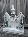 LED Snow Village w/ Church LED Snow Village w/ Church