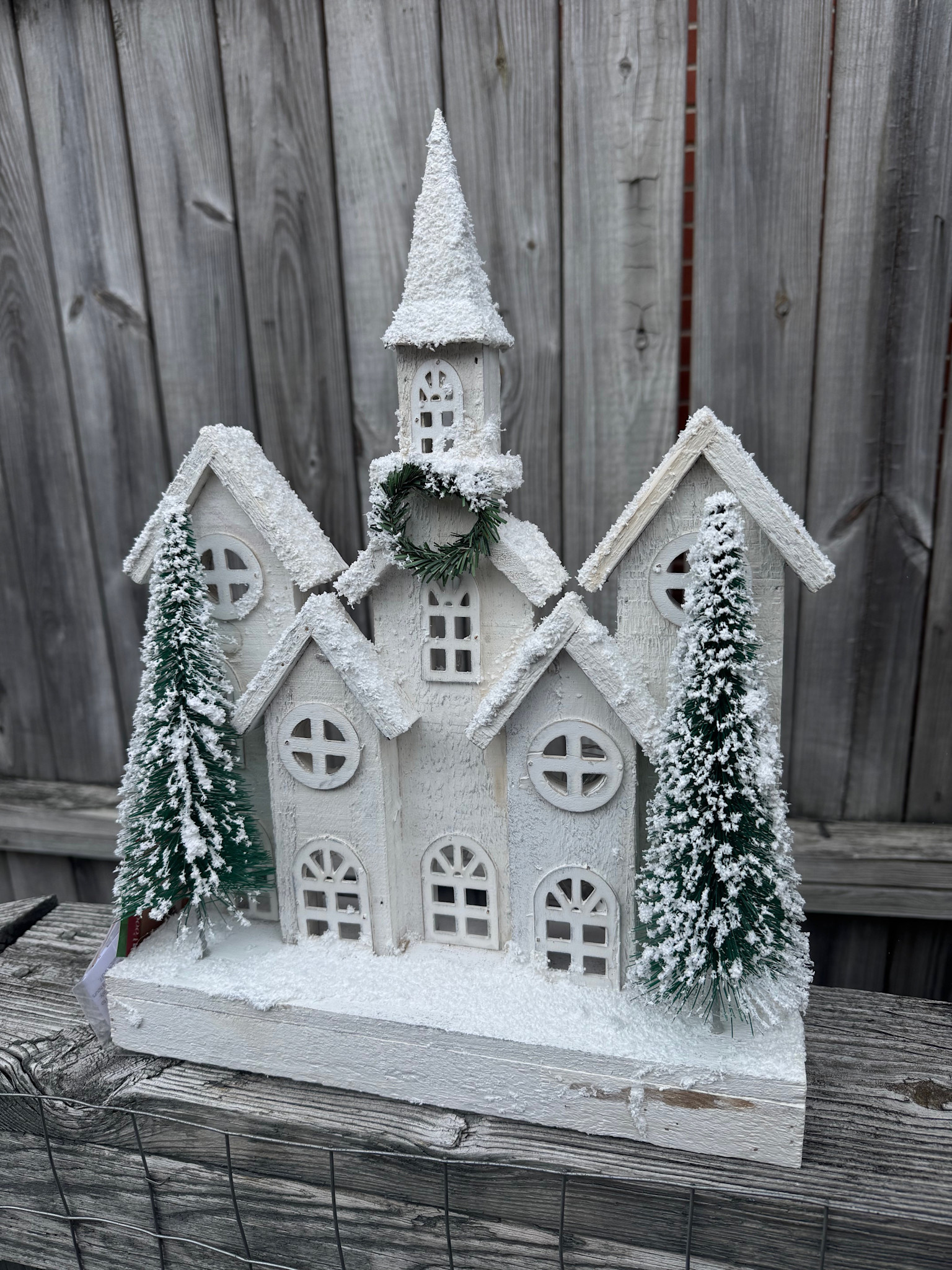 LED Snow Village w/ Church