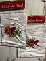 Christmas Bouquet Cardinal Tea Towel (2-Styles)