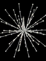 24'' Warm White Starburst Tree Topper
