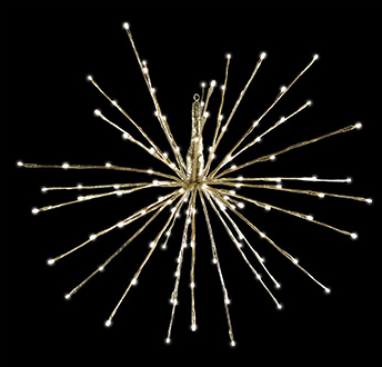 24'' Warm White Starburst Tree Topper
