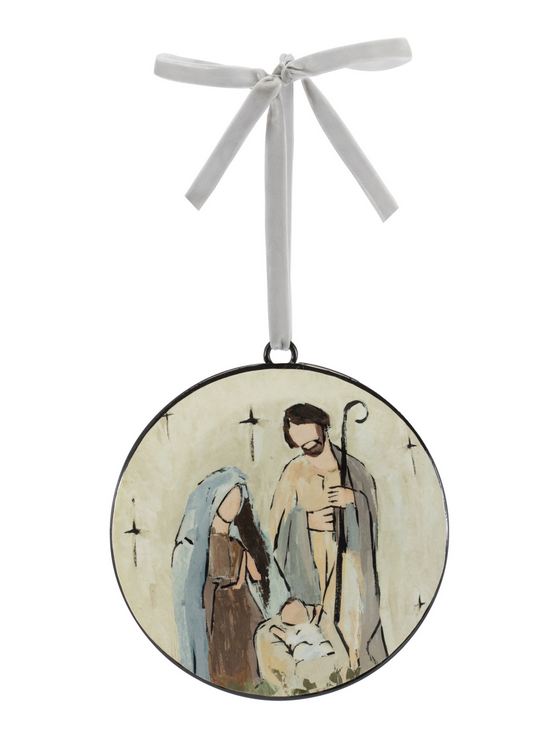 Holy Family Disc Ornament