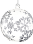 Rhinestone Glass Snowflake Ornament