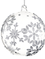 Rhinestone Glass Snowflake Ornament