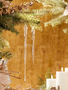 Set of 6 Glass Dripping Icicles