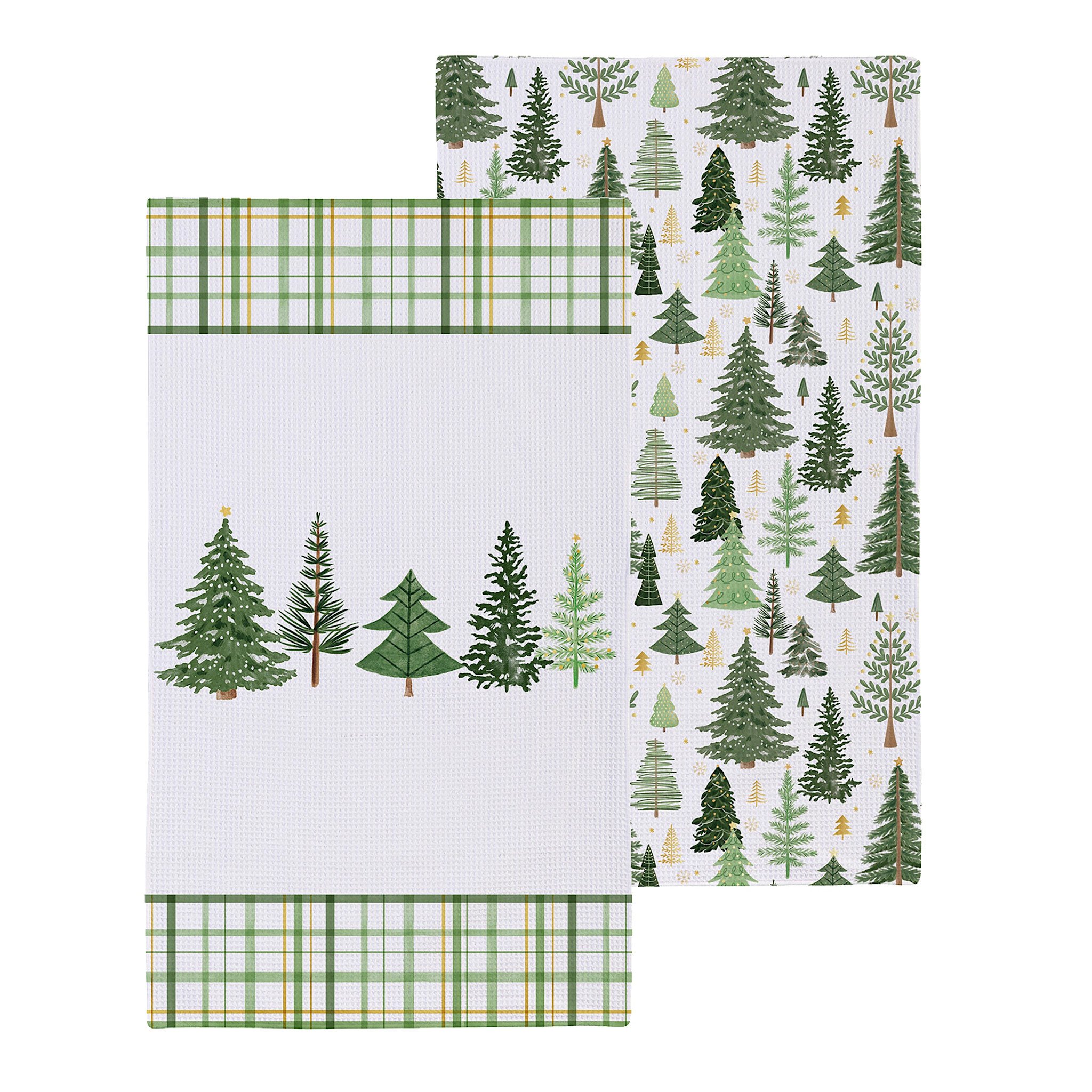 Holiday Two-Sided Quick Dry Kitchen Towel (4-Styles)