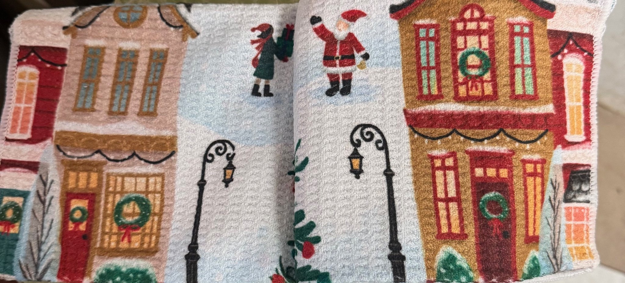 Holiday Two-Sided Quick Dry Kitchen Towel (4-Styles)