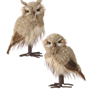 Winter Chalet Feathered Owl (2-Styles)