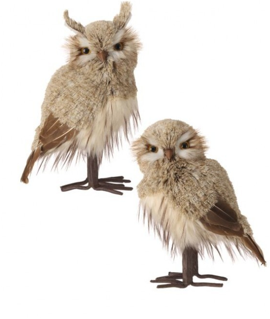 Winter Chalet Feathered Owl (2-Styles)