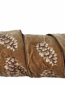 4" x 5 Yd Embroidered Pinecone Ribbon
