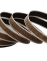 1" x 10 YD Taupe Suede Ribbon