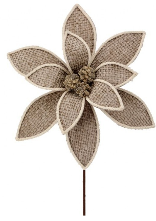 22" Forest Edge Poinsettia Spray