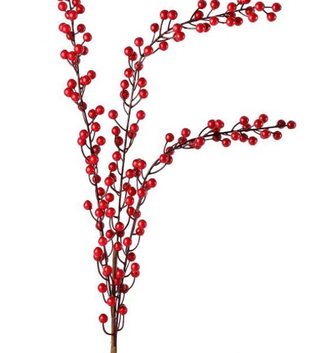Triple Red Berry Spike Spray