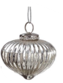 Mercury Glass Silver Ornament (6-Styles)