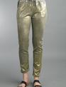 Tempo Paris Tie Waist Gold Wash Pants By: Tempo Paris