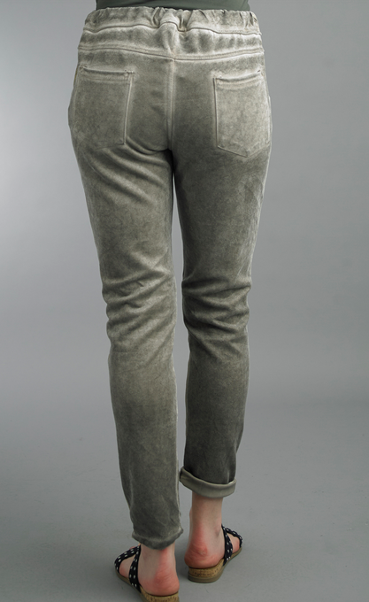 Tempo Paris Tie Waist Gold Wash Pants By: Tempo Paris