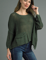 Tempo Paris Knit Crop Sweater By: Tempo Paris (2-Colors)