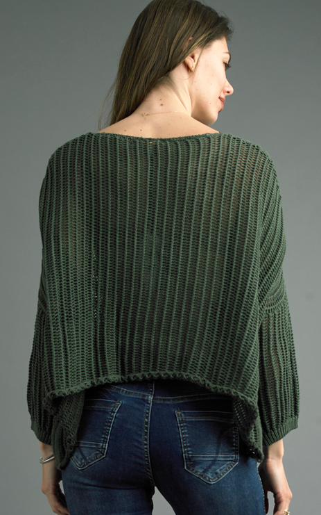 Tempo Paris Knit Crop Sweater By: Tempo Paris (2-Colors)