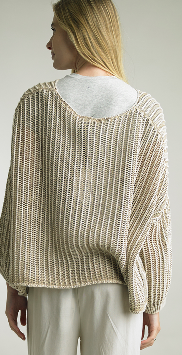 Tempo Paris Knit Crop Sweater By: Tempo Paris (2-Colors)