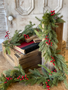 6-ft White Spruce w/ Berries Garland