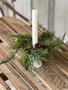2" Spruce Taper Candle Ring