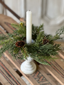 2" Spruce Taper Candle Ring