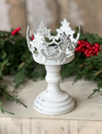 Filigree Metal Candlestick