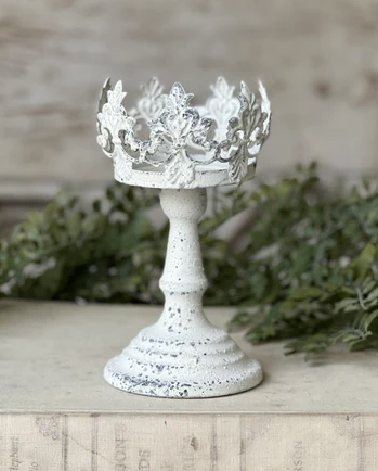 Filigree Metal Candlestick