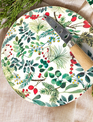 Festive Foliage Wooden Cheese Board w/ Knife (2-Styles)
