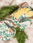 Festive Foliage Wooden Cheese Board w/ Knife (2-Styles)